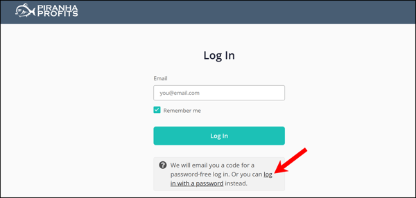 PP Login with Password